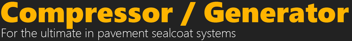 Sealcoat Compressor Systems