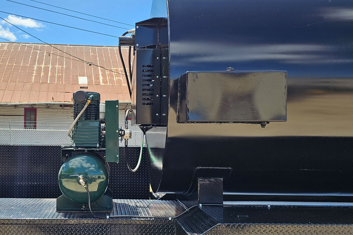 Sealcoat Truck Compressor Side View