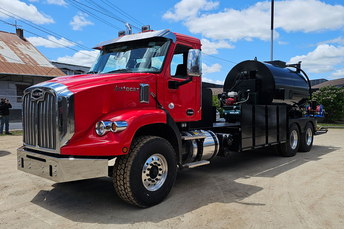 Sealcoat Truck Left Front Corner