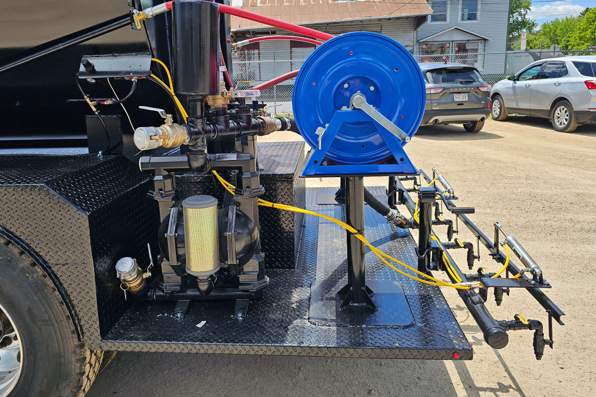 Sealcoat Truck Rear Deck Left Side