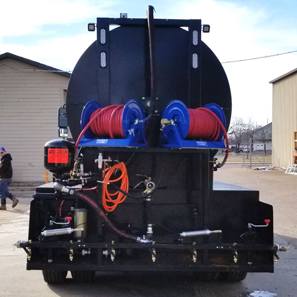 Sealcoat Truck Rear View